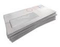 Stack of white envelopes