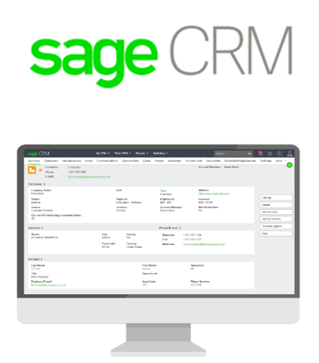 sage crm interface new