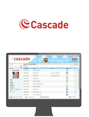 Cascade logo and interface