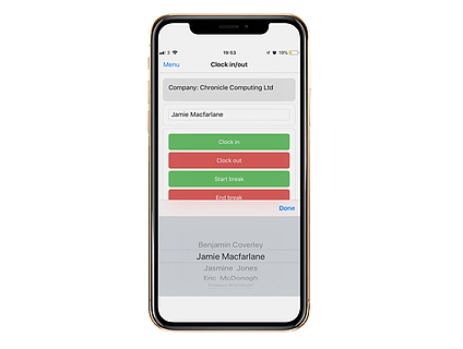 chronicle computing time and attendance software