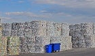 Layers of recycled waste