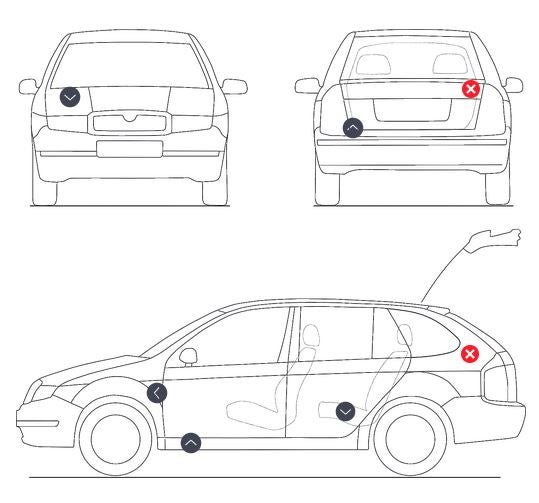 Where to install a vehicle tracking device