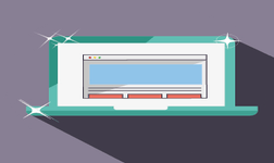 Computer graphic for ecommerce web design company