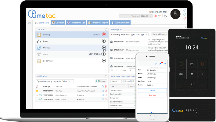 timetac time and attendance system