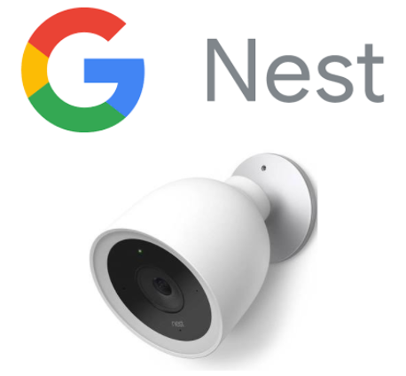 Google Nest logo and IQ Outdoor