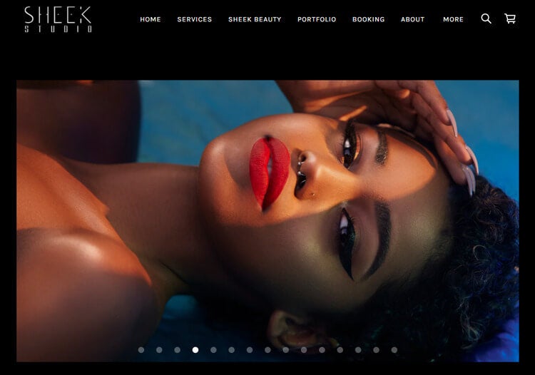Square website screenshot