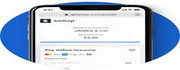 Smartphone showing transaction details