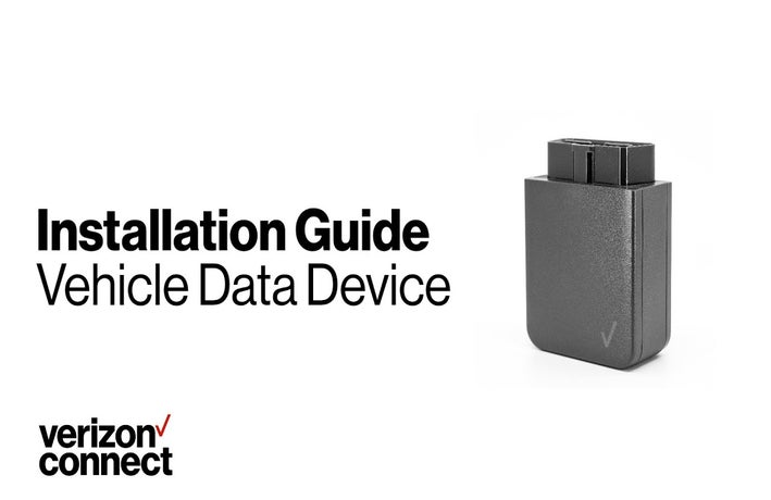vehicle data device verizon installation guide