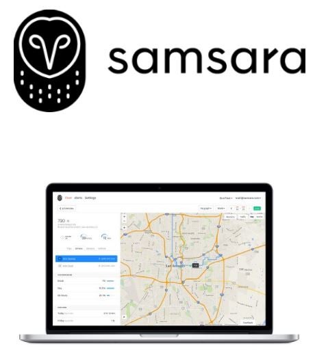 Samsara logo and software