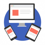 Responsively designed icon