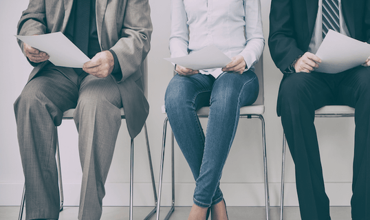 Candidates waiting to interview (featured image)