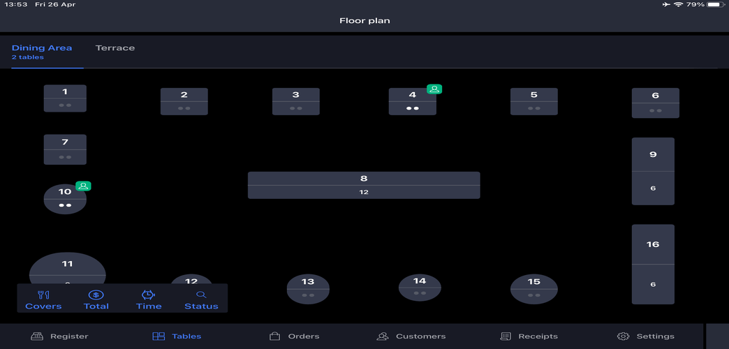 screenshot of Lightspeed floorplan