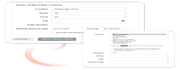 Two screens showing TrackAbout asset tracking software
