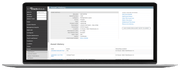 Laptop showing TrackAbout asset tracking software