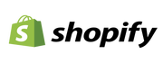 shopify logo on white background
