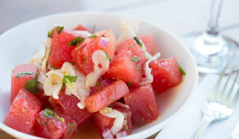 a bowl of fruit salad