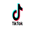 TikTok logo white