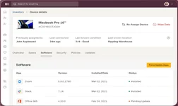 Managing a device with Rippling. Source: Rippling