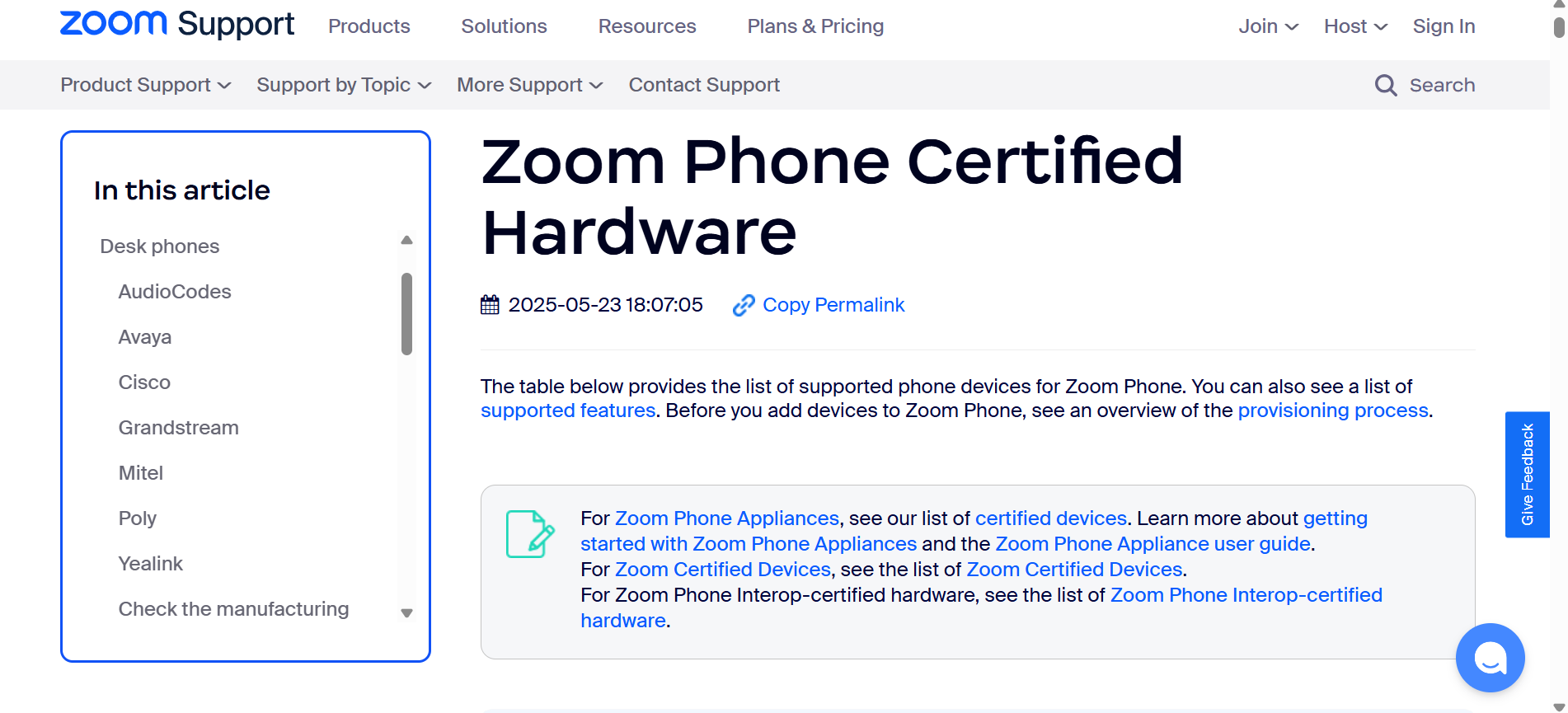 zoom phone support guidance for device compatibility