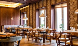 Interior of the Chinese restaurant