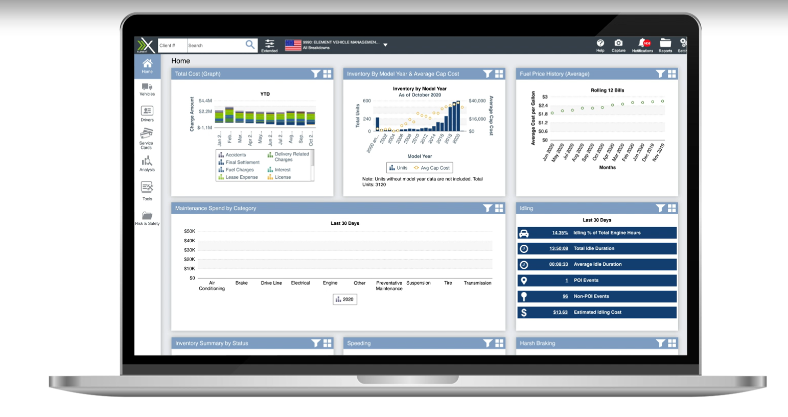 element fleet management xcelerate software
