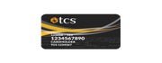 tcs card on white background