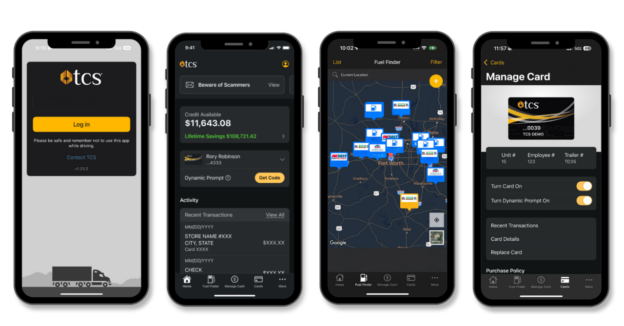 TCS app