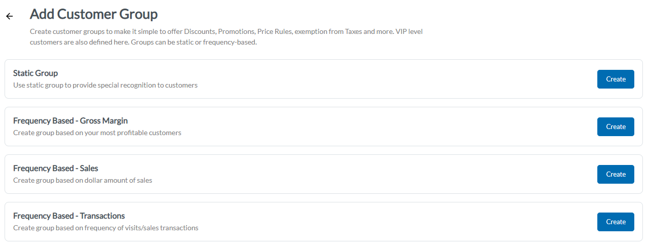 Screenshot of retailcloud POS CRM tools page