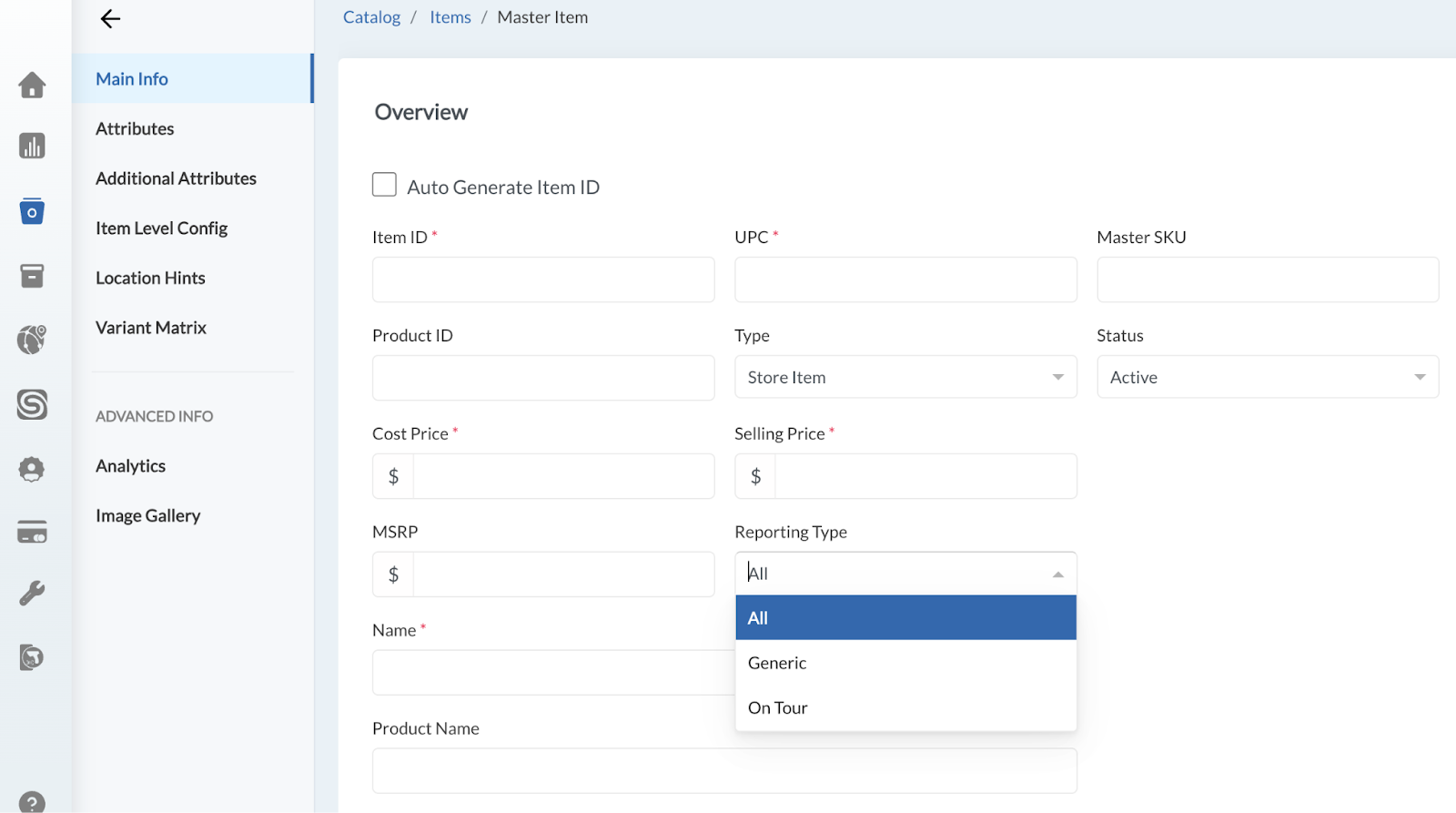 Screenshot of retailcloud POS website
