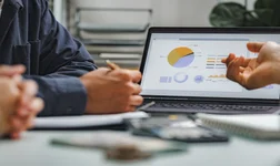 Worker using the cheapest CRM software