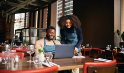 Local restaurant owners improving their SEO strategy