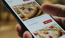 online ordering of pizza via mobile app
