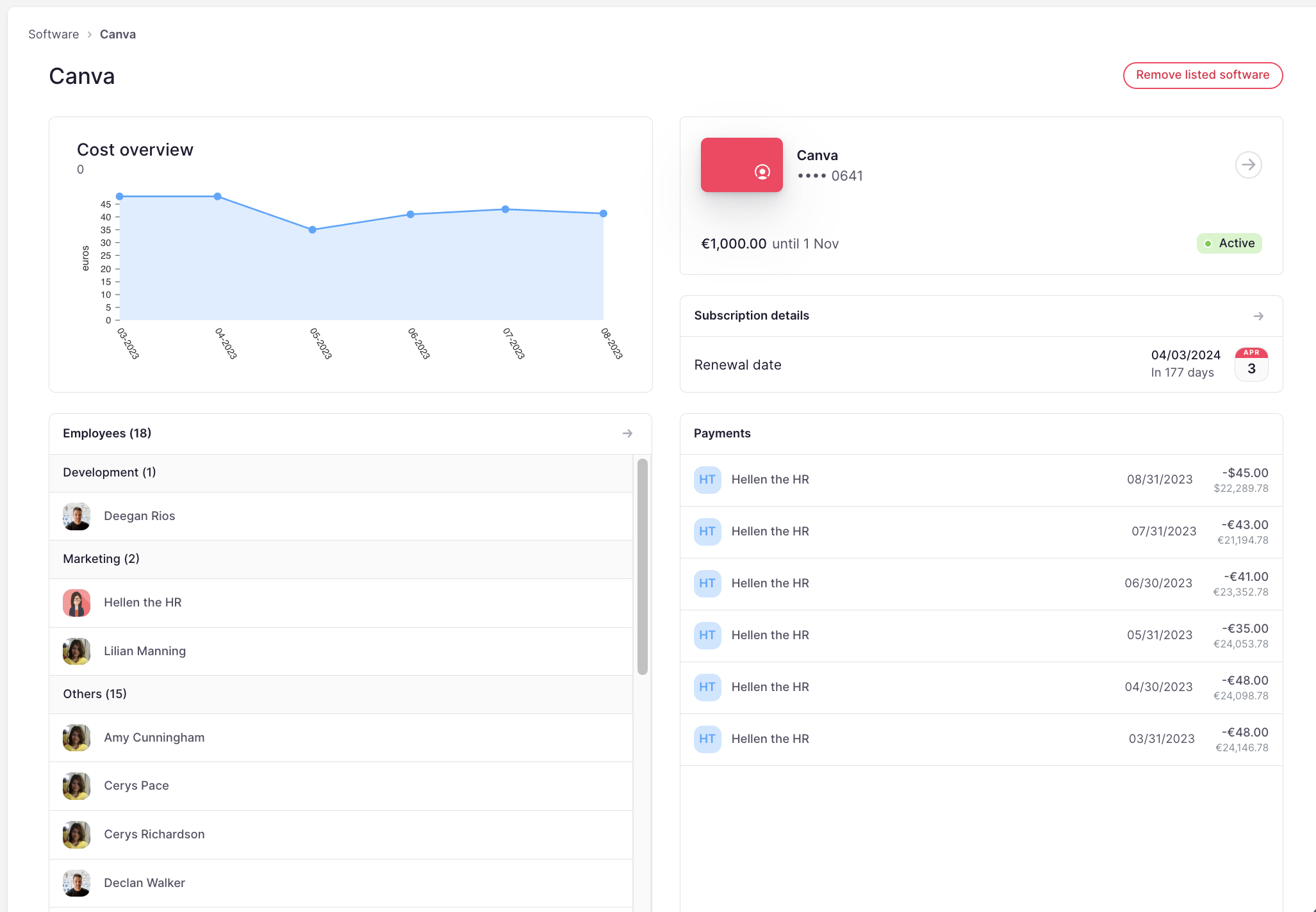 Factorial lets you view data via a user friendly, interactive dashboard