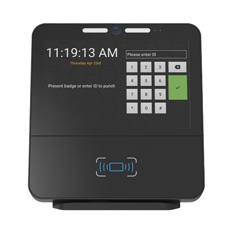 Chronicle Online facial recognition clock in terminal