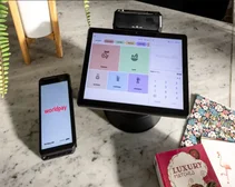 Worldpay merchant account on tablet and card terminal