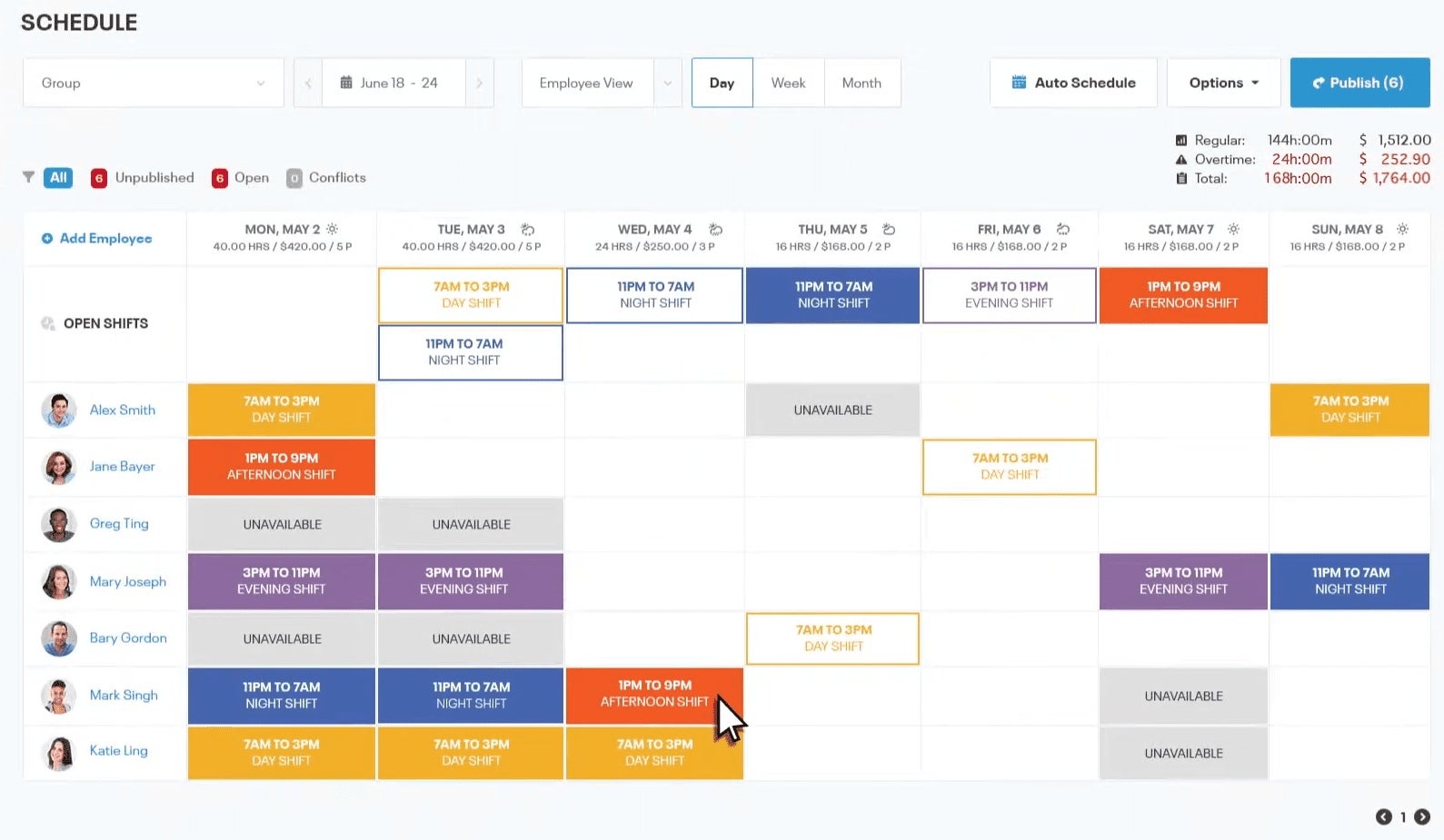 deluxe payroll schedule