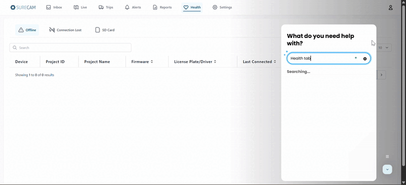 help guide in SureCam