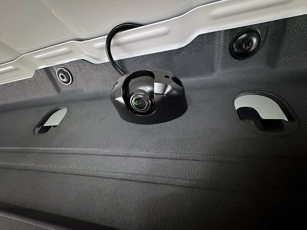 Internal camera inside the van