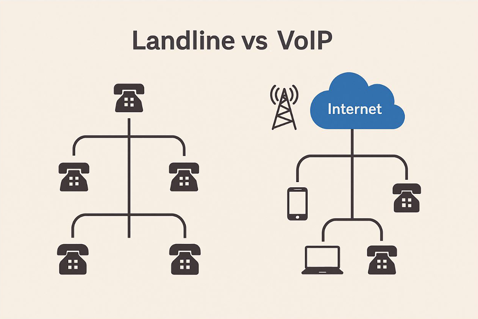 Landline vs VoIP