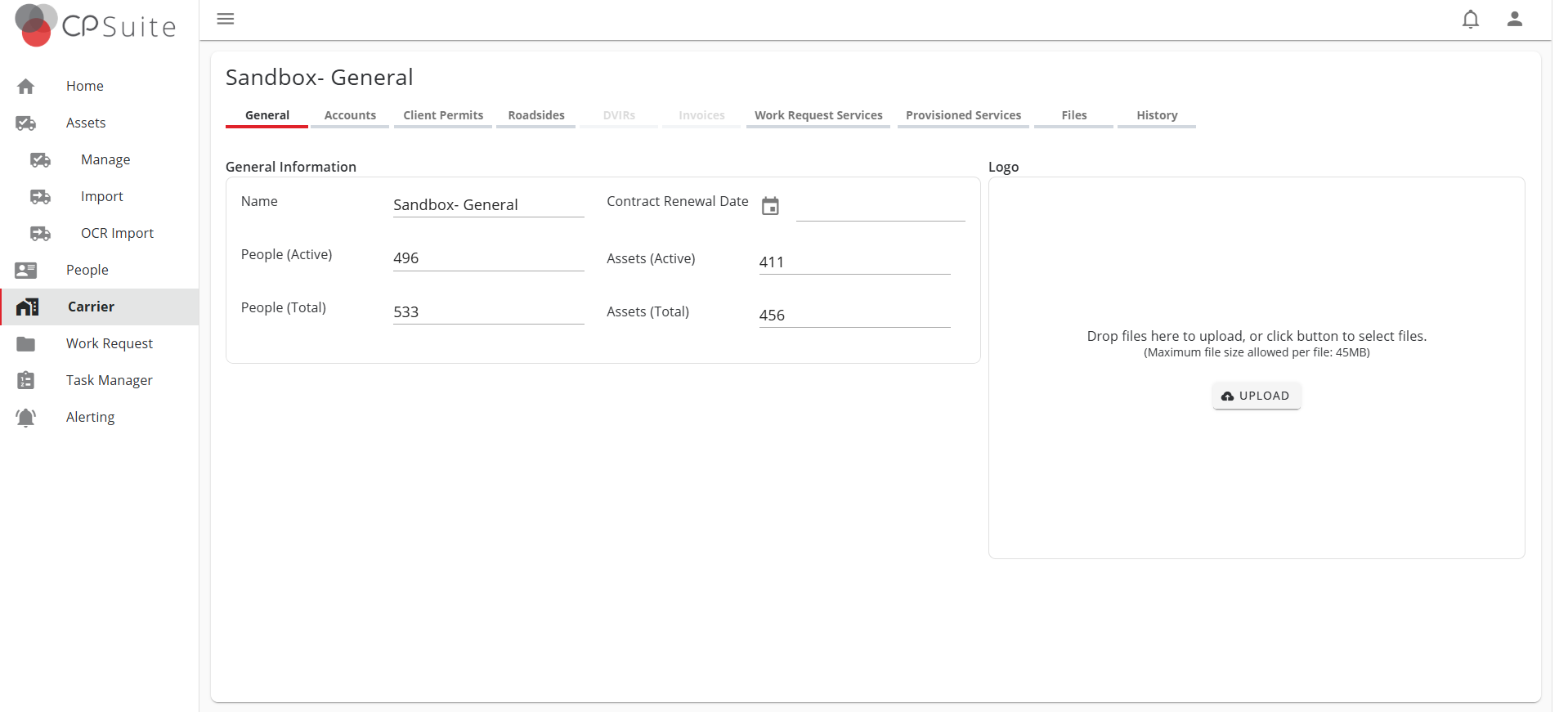 fleetworthy carrier section