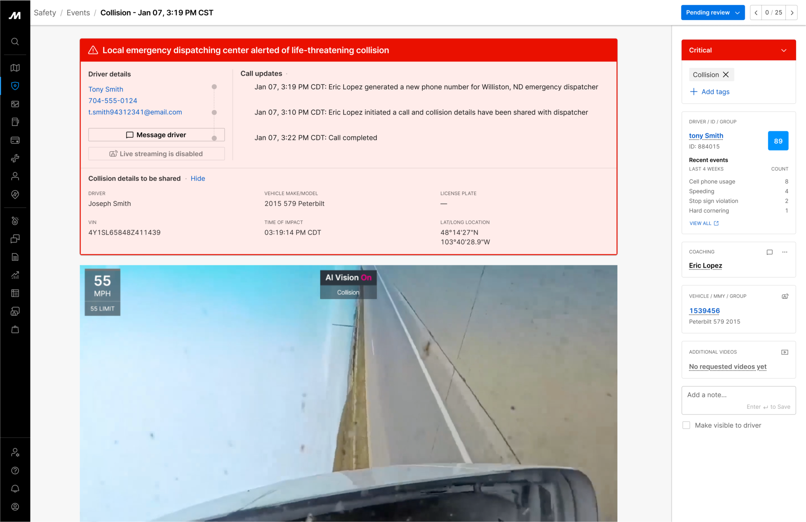 emergency first responder module