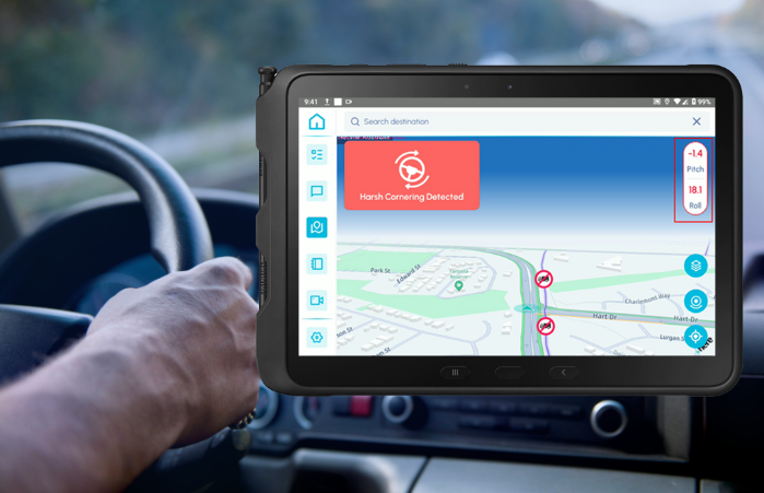 Netstar's Electronic Work Diary replaces manual paper logbooks, tracking driving and rest hours in real-time. Source: Netstar