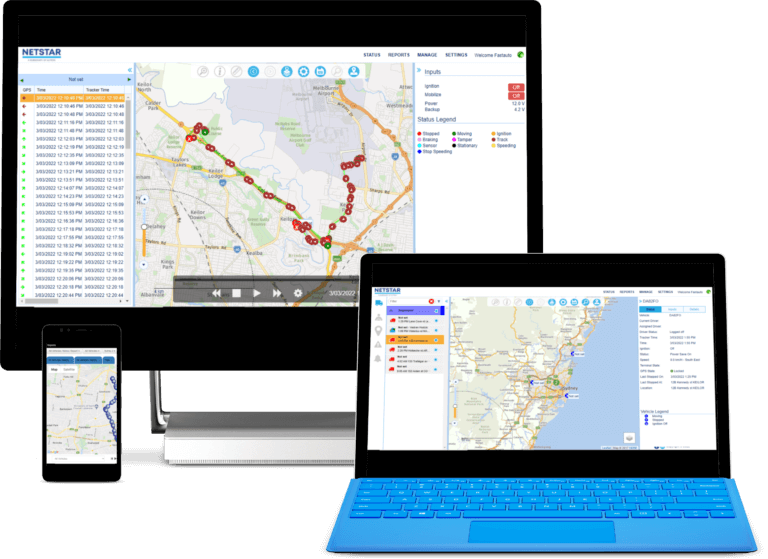 Netstar fleet management software