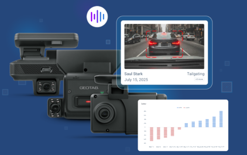 Geotab GO Focus Plus helps you reduce instances of tailgating through real-time computer vision