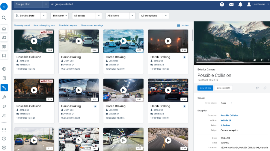Geotab's Groups feature allows admisitrators to structure their fleet by division, location, and more