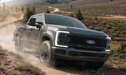 The Ford Super Duty truck in use.
