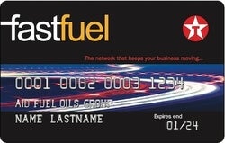 fuel cards texaco fastfuel