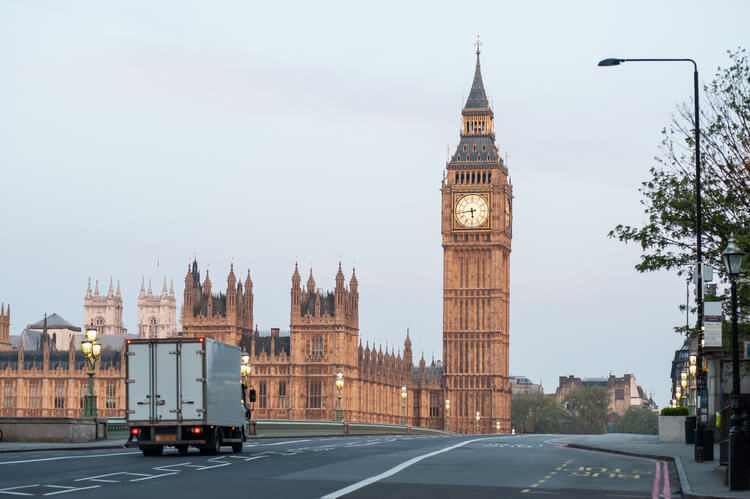 Lorry in London