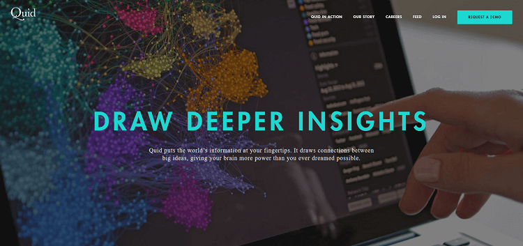 B2B website design - Quid
