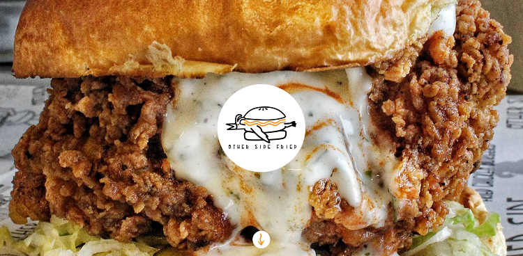 Restaurant website design Other Side Fried